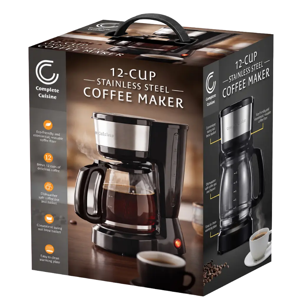 CC-12SS-HDL 12 Cup Coffee Maker - Box.webp
