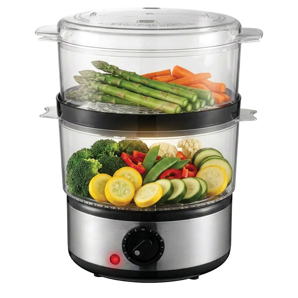 CC-STM200SS-HDL Stainless Food Steamer - 1.webp