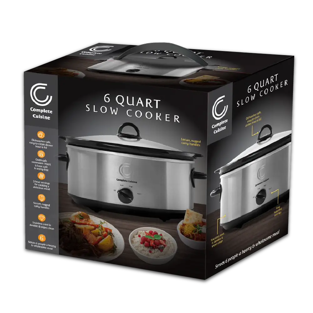 CC-SL-6000-SS-HDL 6QT Slow Cooker - 3D Box with Handle 2.webp