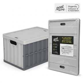 Neat Living 64L Collapsible Storage Bin w/ Lid
