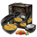 Complete Cuisine® Stainless Steel Double Omelette Maker