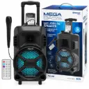 Tzumi Mega Bass LED Karaoke & Party Speaker w/Microphone and Remote
