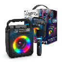Lifestyle Advanced Music Star Portable Wireless Karaoke Party Speaker With Color-Changing LED Light-Up Mic