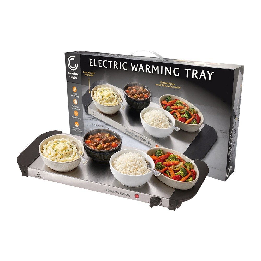 Complete Cuisine 17" x 9" Electric Stainless Steel Warming Tray