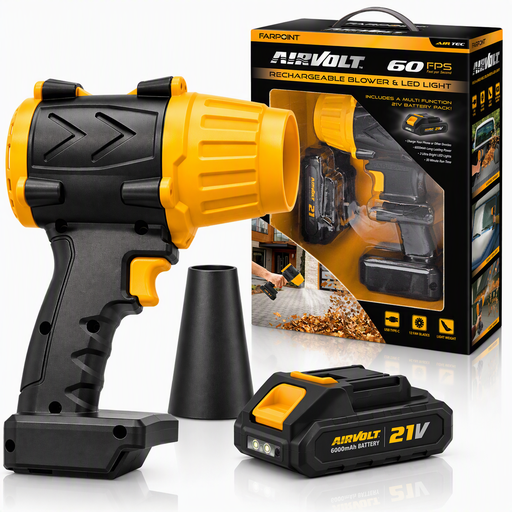 [FPCB65104K2J] Farpoint Cordless Rechargeable Blower with LED Light 