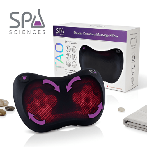 [850026141870] Spa Sciences TAO Shiatsu Massager for Back, Neck & Shoulder, Includes Car Power Adapter